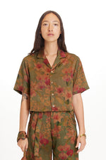 Nani Cropped Camp Collar Shirt