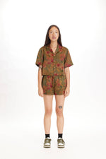 Nani Cropped Camp Collar Shirt