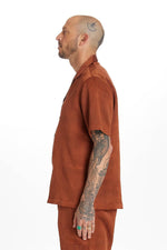 Terracotta Camp Collar Shirt