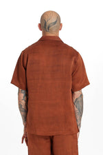 Terracotta Camp Collar Shirt
