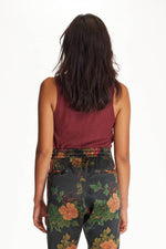 Merlot Organic Hemp/Cotton Waffle Tank