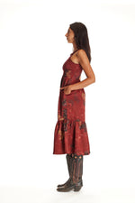 Scarlet Smocked Apron Dress