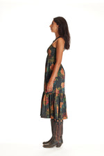 Black Dahlia Smocked Apron Dress
