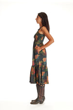 Black Dahlia Smocked Apron Dress