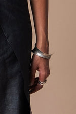 1920s Silver Fish + Snake Cuffs