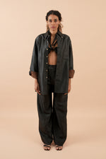 Obsidian Belted Trouser