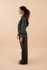 Obsidian Belted Trouser