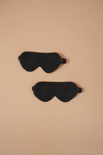 Black Raffia Reversible Eyemask