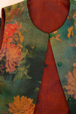 Floral Dawn + Rust Reversible Vest