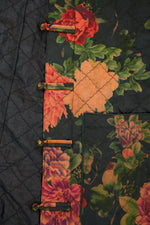 Reversible Midnight Peony + Obsidian Quilted Coat
