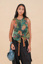 Floral Dawn + Rust Reversible Vest