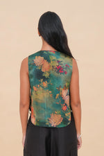 Floral Dawn + Rust Reversible Vest