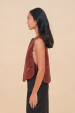 Floral Dawn + Rust Reversible Vest