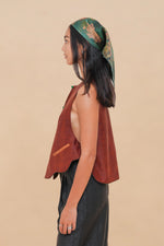 Rust + Caramel Reversible Vest