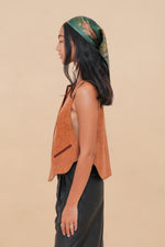Rust + Caramel Reversible Vest