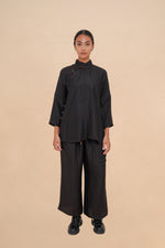 Black Raffia Tunic