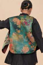Floral Dawn + Rust Reversible Vest