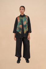 Black Raffia Tunic
