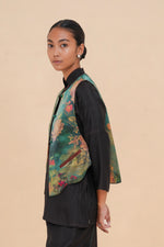 Floral Dawn + Rust Reversible Vest