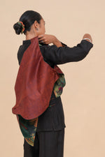 Floral Dawn + Rust Reversible Vest