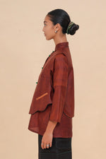Rust + Caramel Reversible Vest