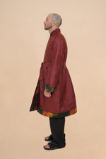 Reversible Midnight Peony + Rust Cloud Robe