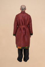 Reversible Midnight Peony + Rust Cloud Robe