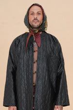 Reversible Midnight Peony + Obsidian Quilted Coat