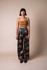 Black Dahlia Belted Trouser