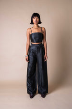 Obsidian Belted Trouser