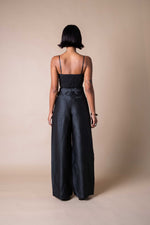 Obsidian Belted Trouser