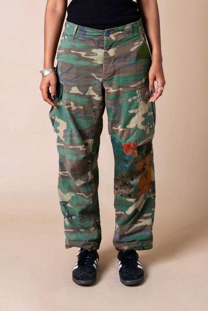 パンツ VACANT Archive : 25SS / PIKO CAPRI PANTS (CAMO) CAMO HQ - Czech Salamander VZ60 CAMO unisex wide-leg pants