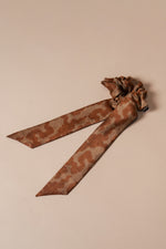 Golden Clouds Scrunchie with Ties