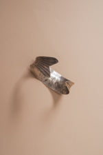 1920s Silver Fish + Snake Cuffs