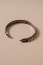 1920s Silver Fish + Snake Cuffs