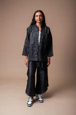 1940s Egg White + Indigo Dyed Jacket