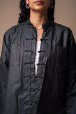 1940s Egg White + Indigo Dyed Jacket