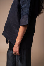 1920s Heavy Indigo Wrap Jacket