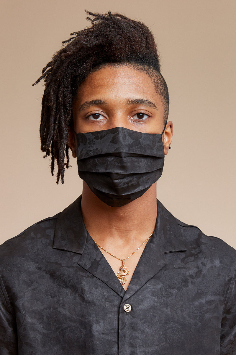 Black Roses Reversible Facemask
