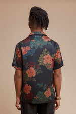 Black Dahlia Camp Collar Shirt