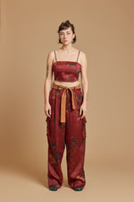 Scarlet Spaghetti Crop Top