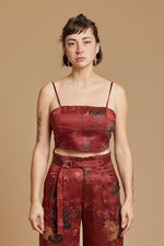 Scarlet Spaghetti Crop Top