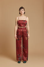 Scarlet Spaghetti Crop Top