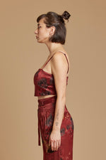 Scarlet Spaghetti Crop Top