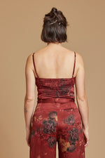 Scarlet Spaghetti Crop Top