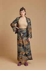 Soaring Cranes Floor-length Wrap Skirt