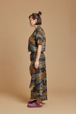 Soaring Cranes Floor-length Wrap Skirt
