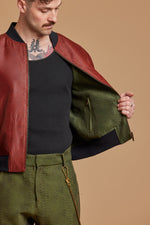 Emerald Cobra + Rust Reversible Bomber
