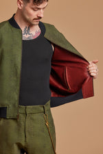 Emerald Cobra + Rust Reversible Bomber