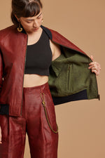 Emerald Cobra + Rust Reversible Bomber